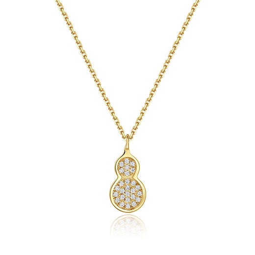 小葫芦纯银项链 商品图3