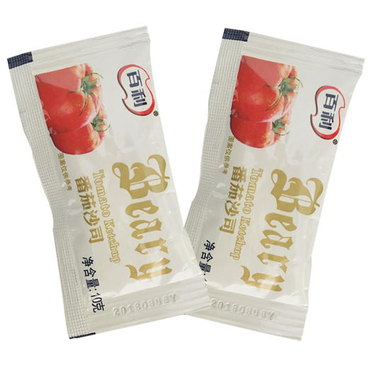 百利 番茄沙司（小沙司/小包番茄酱） 10g*600小包 /件 商品图4