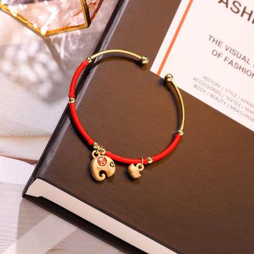 红手绳手链女 小众学生闺蜜红色手镯手时尚饰品 商品图6
