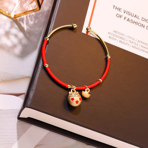 红手绳手链女 小众学生闺蜜红色手镯手时尚饰品 商品图8