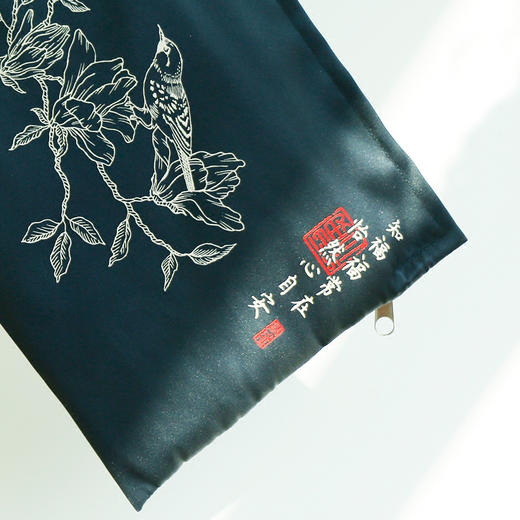 【款式随机】禅意佛系收纳包包中包手抓包学习包出差贵重物品包 商品图1