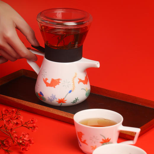 锦鲤茶咖套组 | 茶水分离，一键冲出茶香气 商品图2