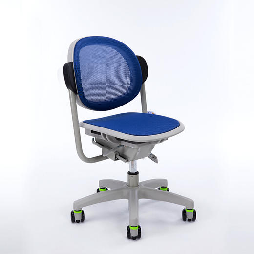 乐同熊猫网椅 儿童学习椅台湾原装进口 可升降人体工学椅 WR-PANDA 蓝色 商品图0