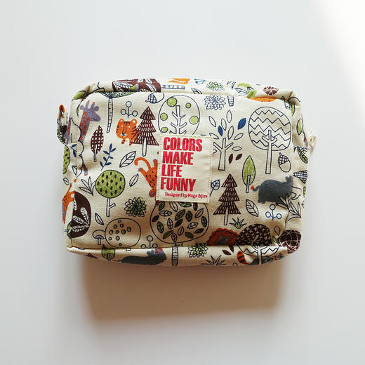 HUGOJIRO化妆包插画小小森林 商品图4