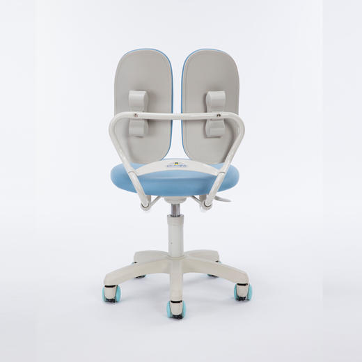 乐同 双背椅 儿童学习椅双背童趣椅可升降人体工学椅护脊椎 WR-218A 粉蓝色 商品图3