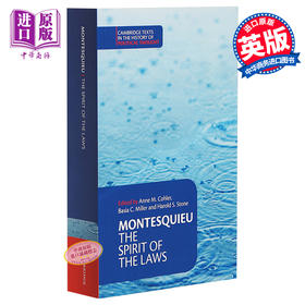 【中商原版】论法的精神（剑桥政治思想史经典文本丛书）英文原版 Montesquieu The Spirit of the Laws
