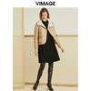 VIMAGE纬漫纪冬季时尚简约气质翻领羽绒服女短款短外套V1211807 商品缩略图1