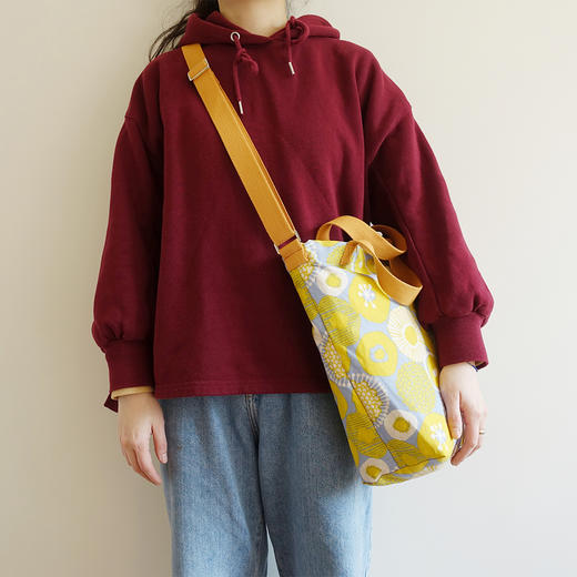 HUJI祤集VertiSling手提斜挎包插画北欧风花朵 商品图1