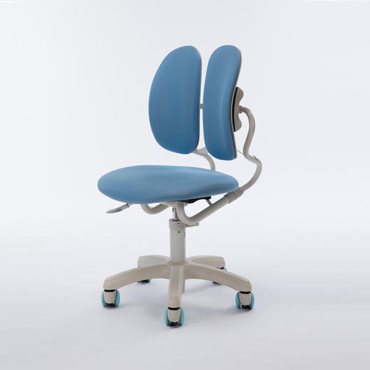 乐同 双背椅 儿童学习椅双背童趣椅可升降人体工学椅护脊椎 WR-218A 粉蓝色 商品图1