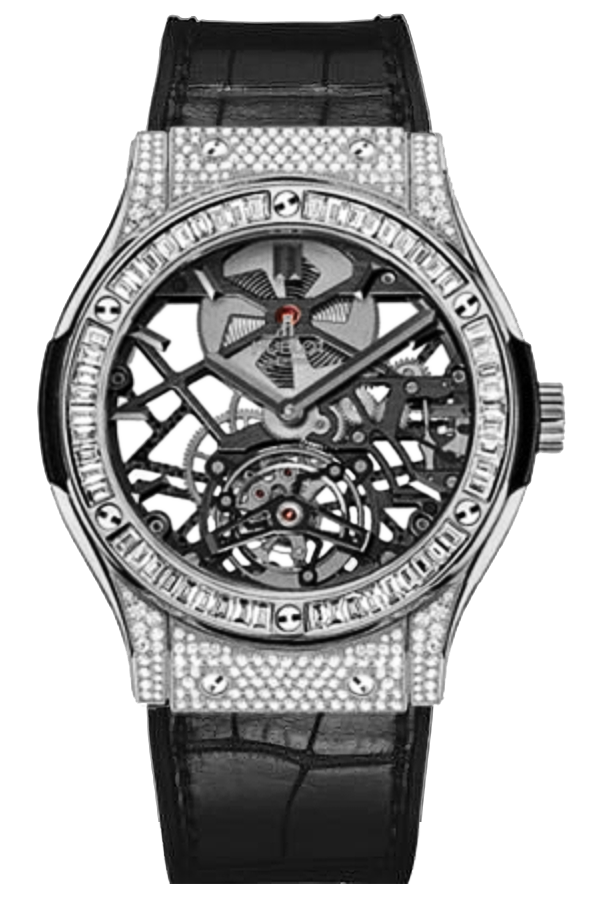 jb宇舶恒宝经典融合classicfusion系列陀飞轮圈口直径42mm外壳直径