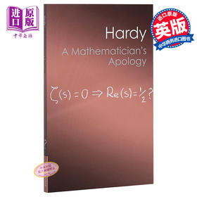 预售 【中商原版】一个数学家的辩白（剑桥经典系列）英文原版 A Mathematician's Apology  G. H. Hardy