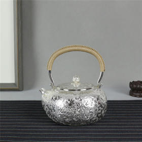 《国色天香》纯手作银壶（定）