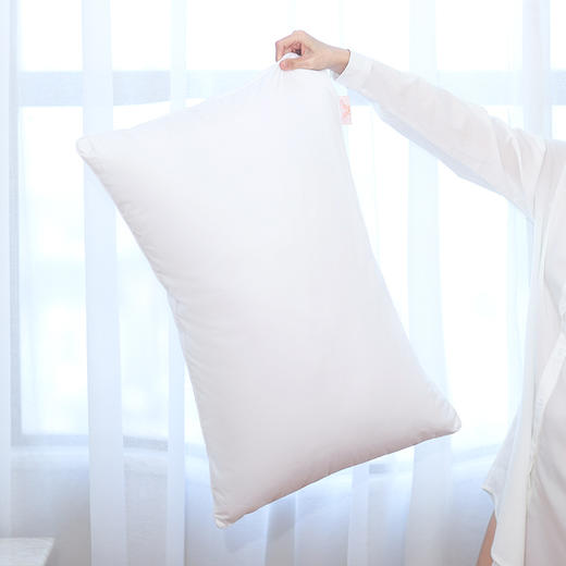 【会员专享】全棉羽丝绒枕 蓬松柔软 高性价比 48*88cm （含枕套）单个装 商品图4