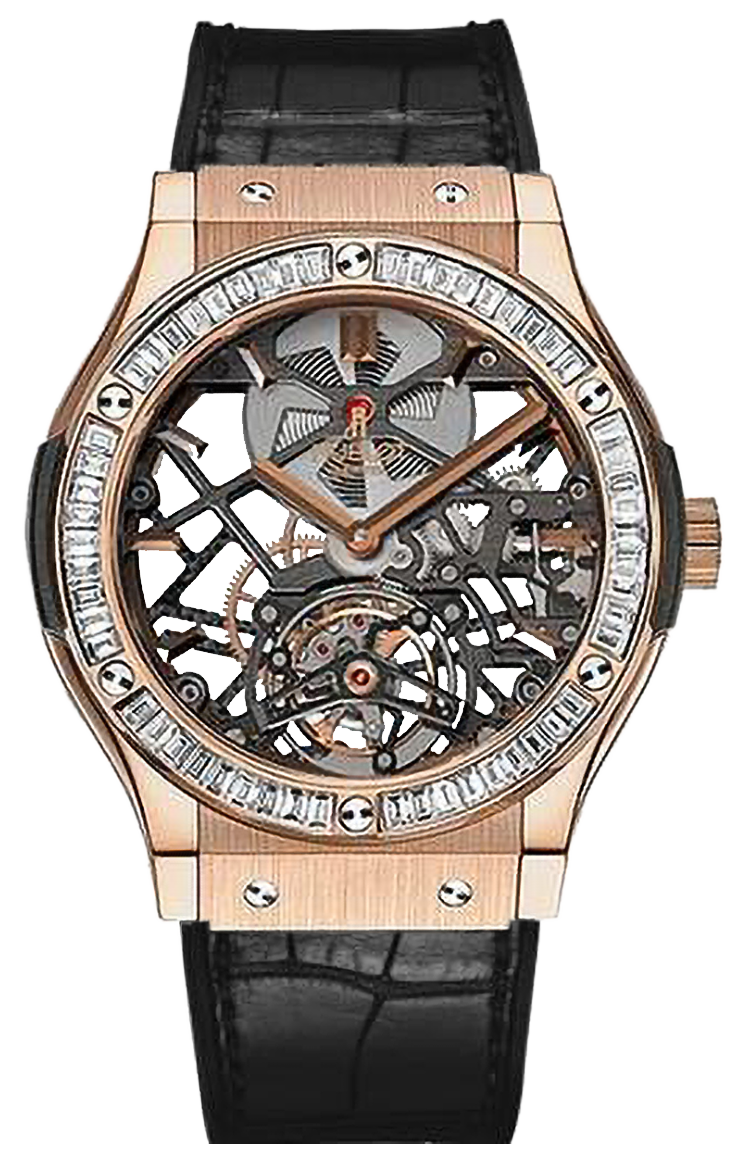 jb宇舶恒宝经典融合classicfusion系列陀飞轮圈口直径42mm外壳直径