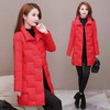 YWE-MLN99121羽绒棉中长款时尚气质轻薄保暖棉服 商品缩略图0