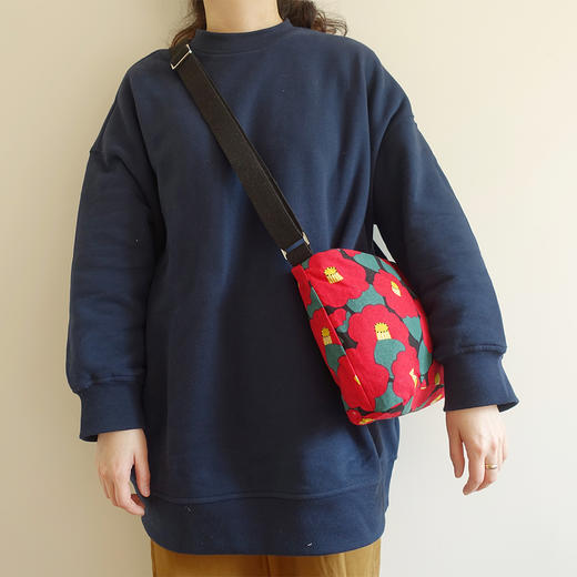 HUGOJIRO中号斜挎包风の花大茶花 商品图1