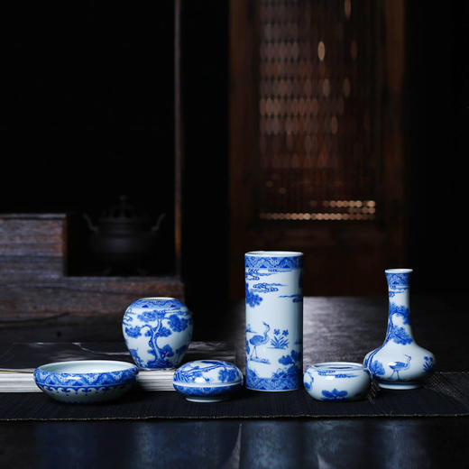 宝瓷林青花松鹿清趣文具六件套 商品图1