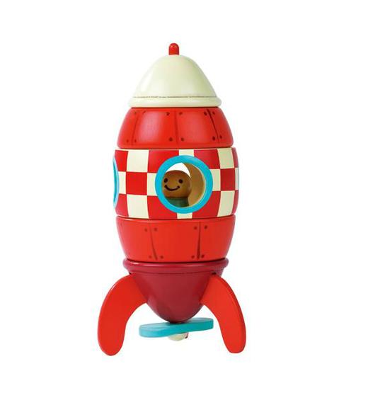 法国Janod拆装飞机火箭直升机玩具 商品图2