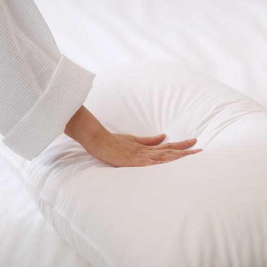 【会员专享】全棉羽丝绒枕 蓬松柔软 高性价比 48*88cm （含枕套）单个装 商品图3