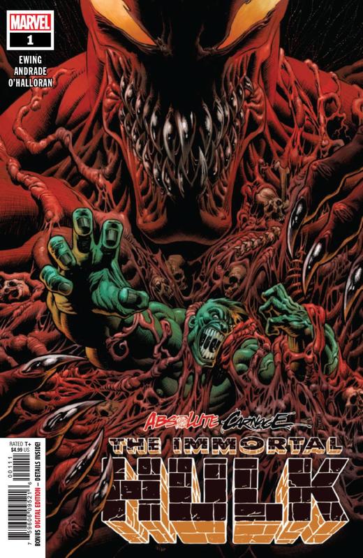 绝对屠杀 浩克 绿巨人 特刊Absolute Carnage Immortal Hulk（2019）普封 商品图0