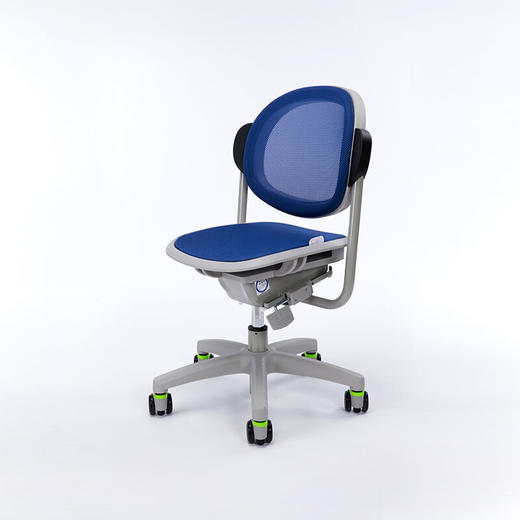 乐同熊猫网椅 儿童学习椅台湾原装进口 可升降人体工学椅 WR-PANDA 蓝色 商品图1