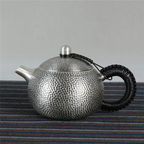 《独持清韵》纯手作足银手把壶（定）