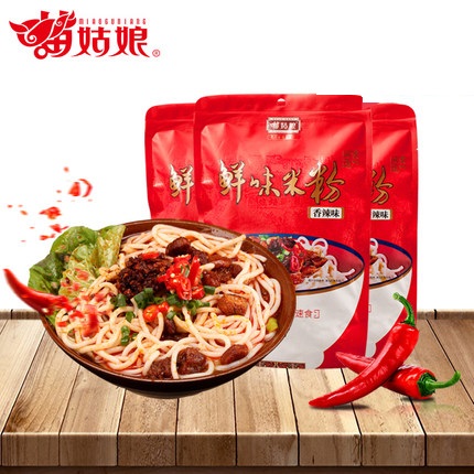 苗姑娘 鲜味米粉 速食带调料252*3袋