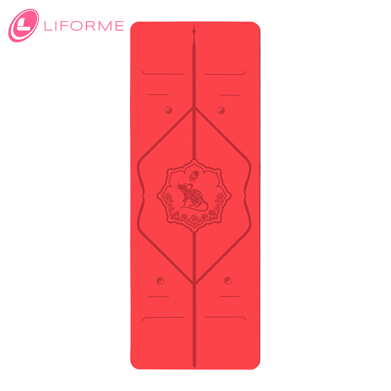 Liforme瑜伽垫女天然橡胶土豪垫吸汗防滑加宽加长加厚鼠年纪念版