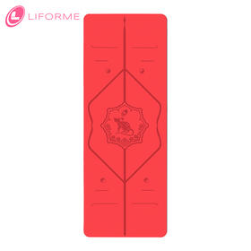 Liforme瑜伽垫女天然橡胶土豪垫吸汗防滑加宽加长加厚鼠年纪念版