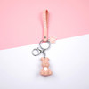 卡通创意切面几何家族钥匙扣可爱恐龙钥匙树脂狐狸情侣挂件时尚饰品 商品缩略图5