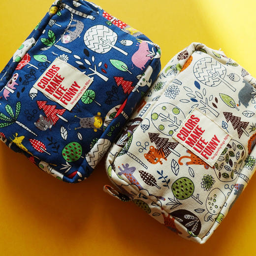 HUGOJIRO化妆包插画小小森林 商品图3