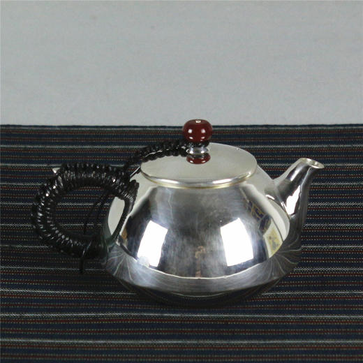 《素心清品》纯手作足银手把壶 商品图0