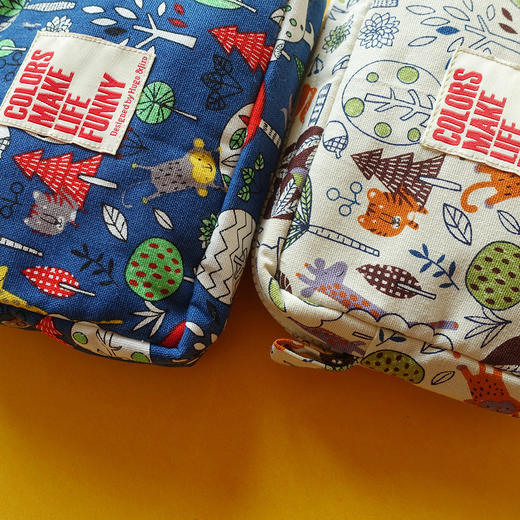 HUGOJIRO化妆包插画小小森林 商品图2