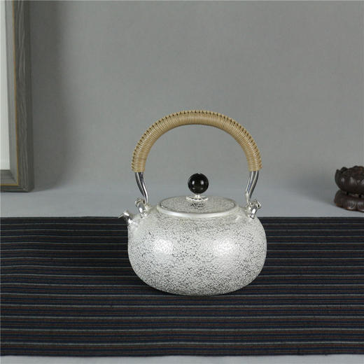《雪影寻香》纯手作散打纹银壶（定） 商品图0