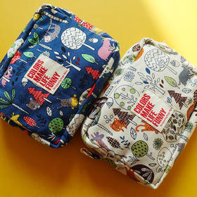 HUGOJIRO化妆包插画小小森林