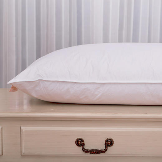 【会员专享】全棉羽丝绒枕 蓬松柔软 高性价比 48*88cm （含枕套）单个装 商品图6