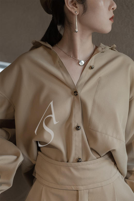 KNOBBLY 纯银/金色小号盒式吊坠项链 商品图0