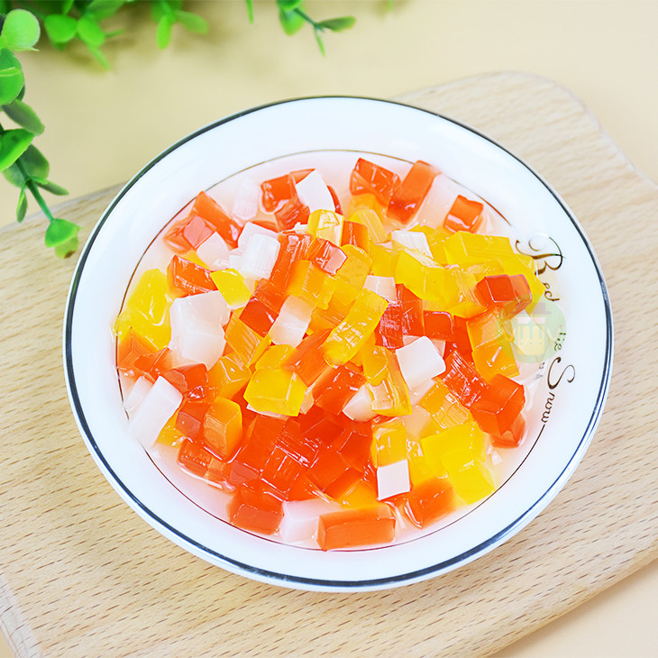 进口 台湾川代三色水晶(魔芋水晶)水晶果 3.05kg/桶 魔豆