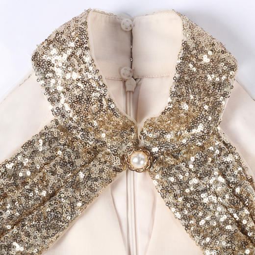 DLQ-A2007时尚亮片晚礼服年会主持人宴会连衣裙 商品图2