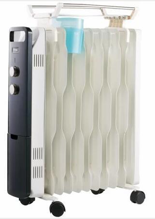 艾美特（507713
）(airmate) HU1320 2500W 机械式 电暖器 快速升温 黑白色 商品图1