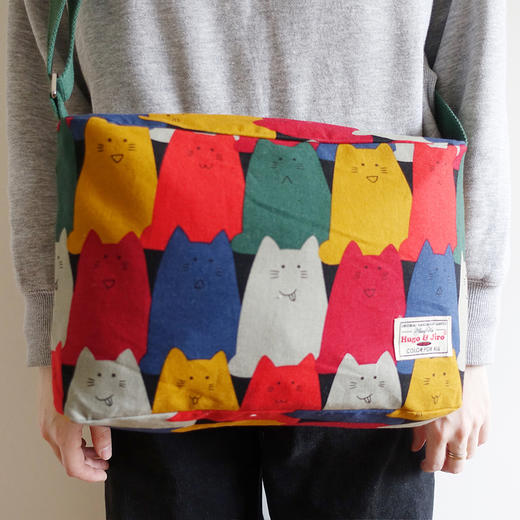 HUJI祤集Sling斜挎包插画呆呆猫 商品图3