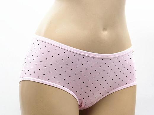 竹纤维圆点三角内裤6514 商品图3