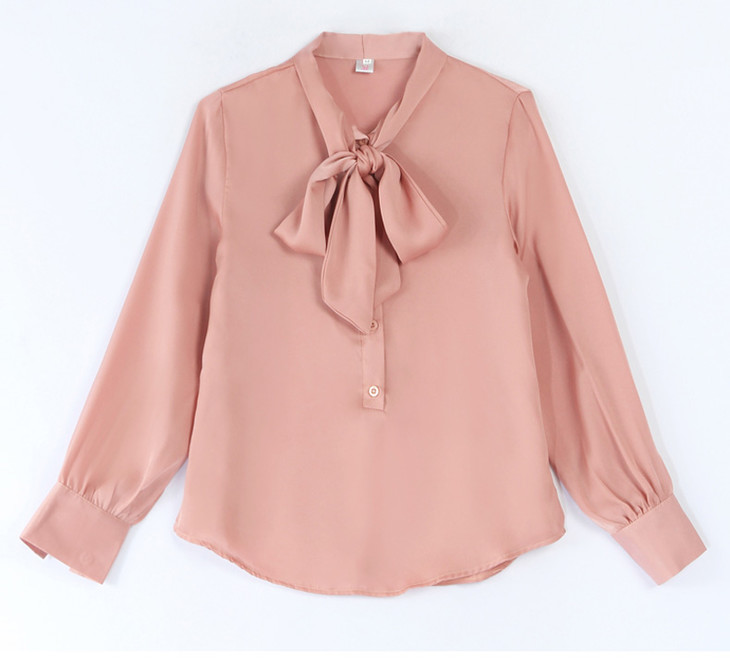xp-mzyg1921纯色蝴蝶领衬衣