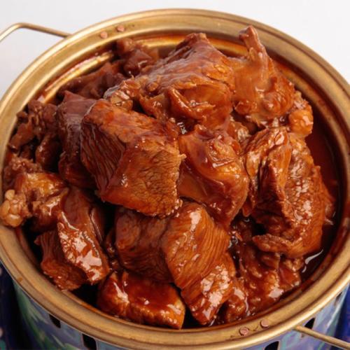 五福临门帝都风味熟食礼盒即食酱货熟食内蒙牛羊肉法国红酒礼盒套装