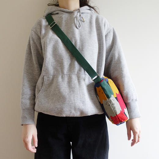 HUJI祤集Sling斜挎包插画呆呆猫 商品图1