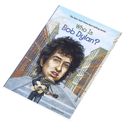 【中商原版】鲍勃迪伦传自传传记英文原版Who Is Bob Dylan? by Jim O'Connor 原版绘本鲍勃迪伦 诺贝尔奖获得者 商品图1