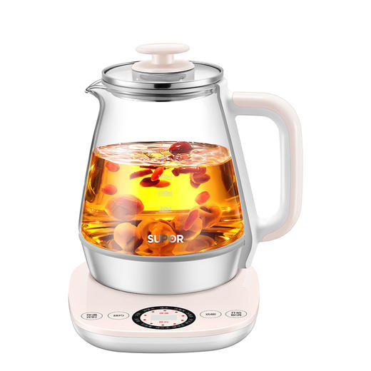 苏泊尔（SUPOR） 养生壶SW-15Y12全自动加厚玻璃煮茶壶多功能家用养生壶电热水壶  1.5L 商品图0