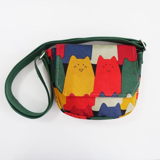 HUJI祤集Flap斜挎包插画呆呆猫 商品图1