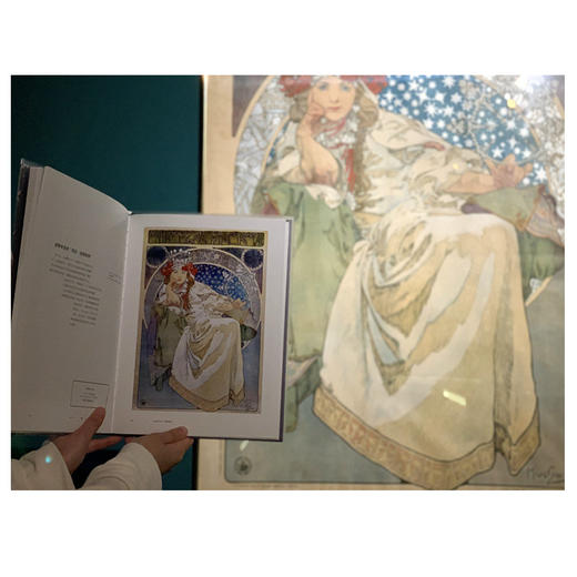 纸上美术馆  穆夏 新艺术  法比耶纳·艾丽斯 著 临摹手绘插画手稿精装大开本中文版画册美术史经典作品图书画集 商品图3