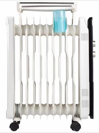 艾美特（507713
）(airmate) HU1320 2500W 机械式 电暖器 快速升温 黑白色 商品图0